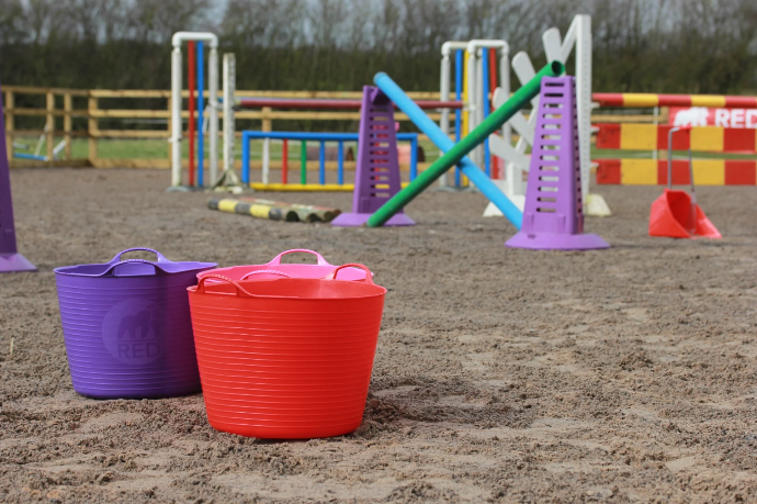 Red Gorilla flexible tubs and buckets