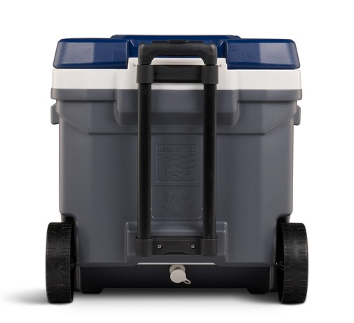 Igloo - Maxcold Latitude 62 Roller Cooler - Carbonite / Aegean Sea