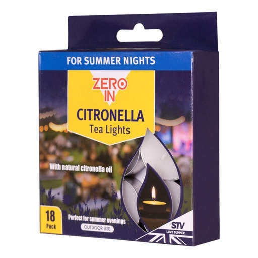 STV - Citronella Tealight - 18-Pack