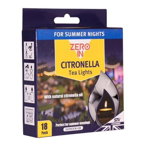 STV - Citronella Tealight - 18-Pack