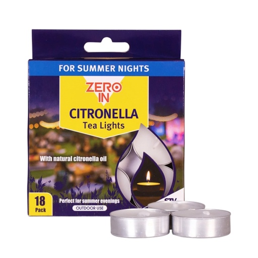 STV - Citronella Tealight - 18-Pack