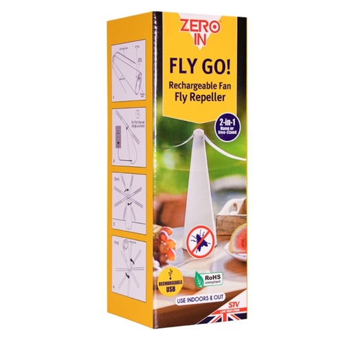STV - Fly Go! USB Rechargeable Fan Repeller