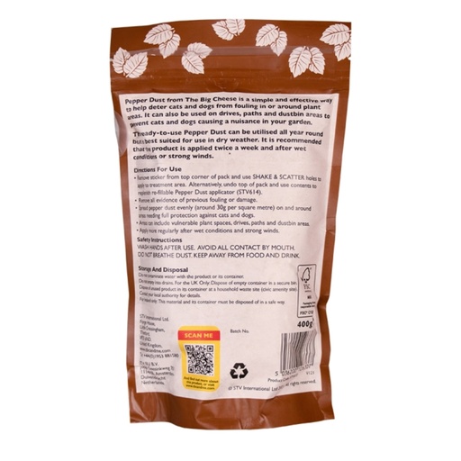 STV - Pepper Dust - 400g Refill