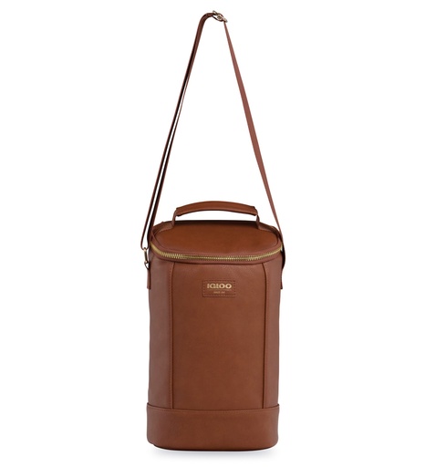Igloo - Wine Tote Luxe - Cognac
