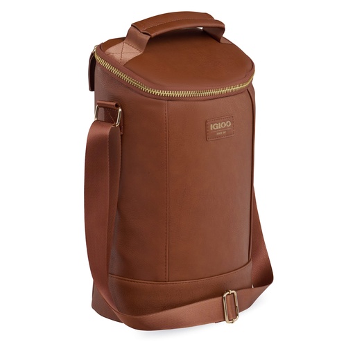 Igloo - Wine Tote Luxe - Cognac