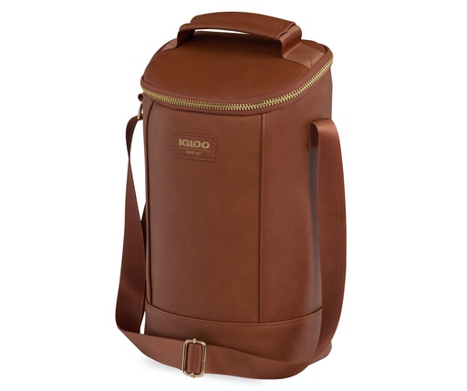 Igloo - Wine Tote Luxe - Cognac