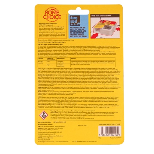 STV - Ready-Baited Mouse Killer Station - Twinpack