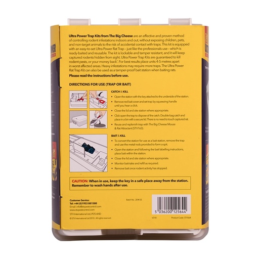 STV - Ready-Baited Rat Trap Kit