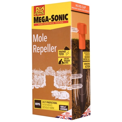 STV - Hi-Vis Mega-Sonic® Mole Repeller
