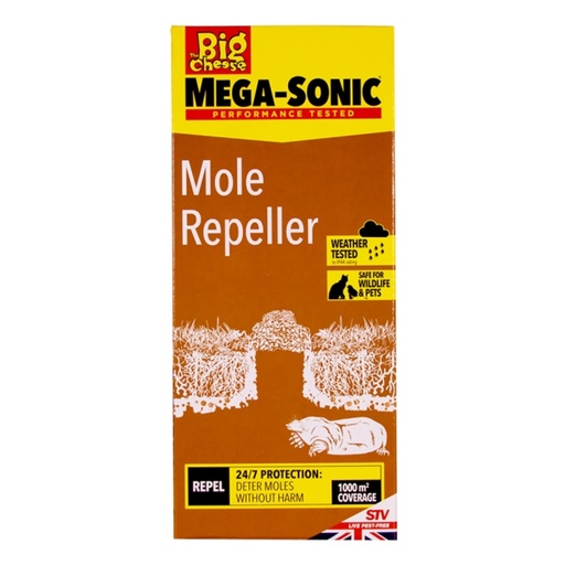 STV - Hi-Vis Mega-Sonic® Mole Repeller