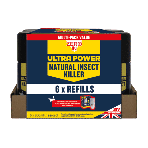 STV - Natural Insect Killer Refill - 200ml Aerosol 6-pack