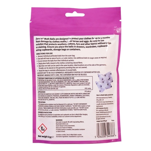 STV - New Generation Moth Balls - 10-Pack