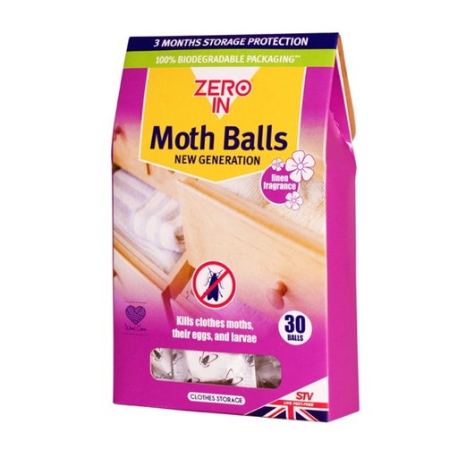 STV - New Generation Moth Balls - 30-Pack