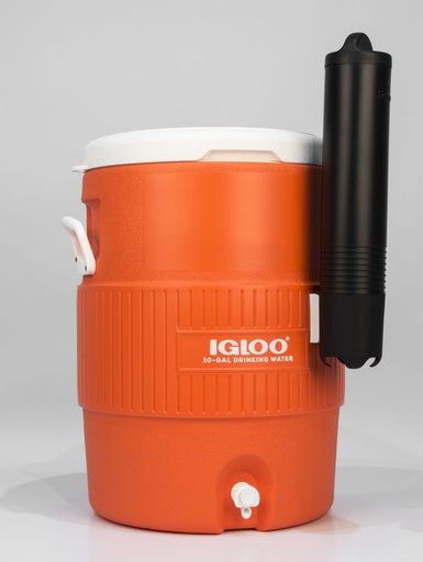 Igloo - 10 Gallon Seat Top With Cup Dispenser - Orange - DISC - DISC
