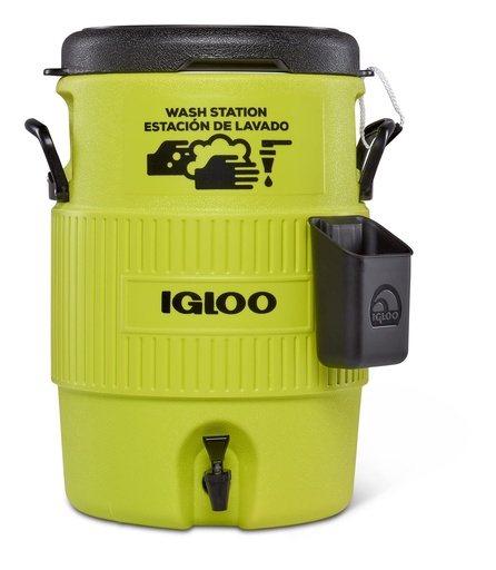 Igloo - 5 Gallon Seat Top Wash Station - Green
