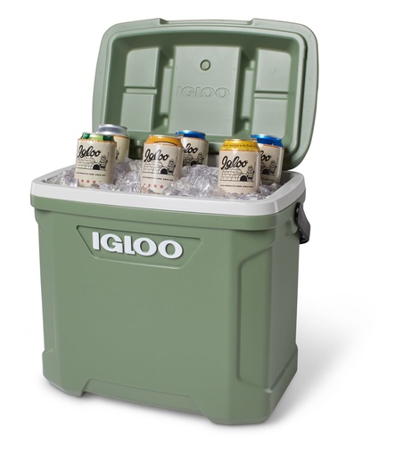 Igloo - Ecocool Latitude 30 Qt Cooler Box - Vintage Green DISC