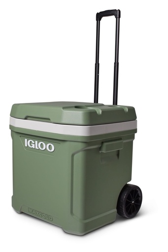 Igloo - Ecocool Latitude 60 Qt Roller Cooler - Vintage Green - DISC