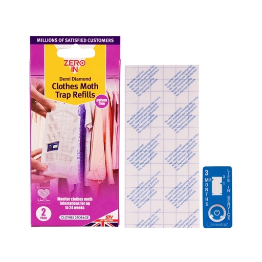 STV - Demi-Diamond Clothes Moth Killer Refill - Twinpack
