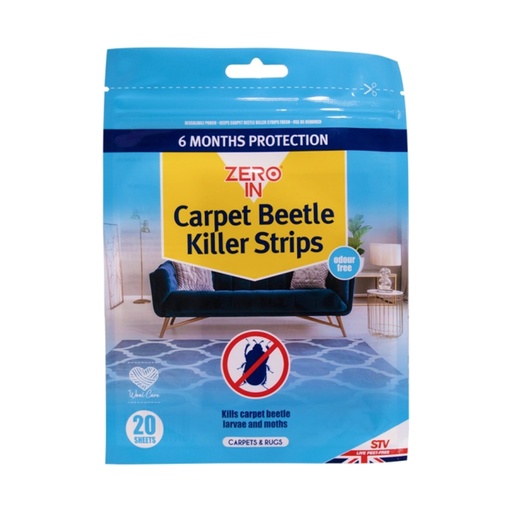 STV - Carpet Beetle & Moth Killer Strip - 20-Pack