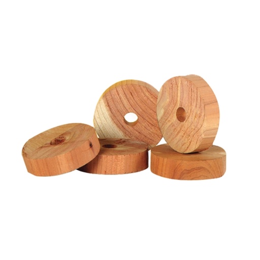 STV - Cedarwood Moth Repellent Ring - 10-Pack