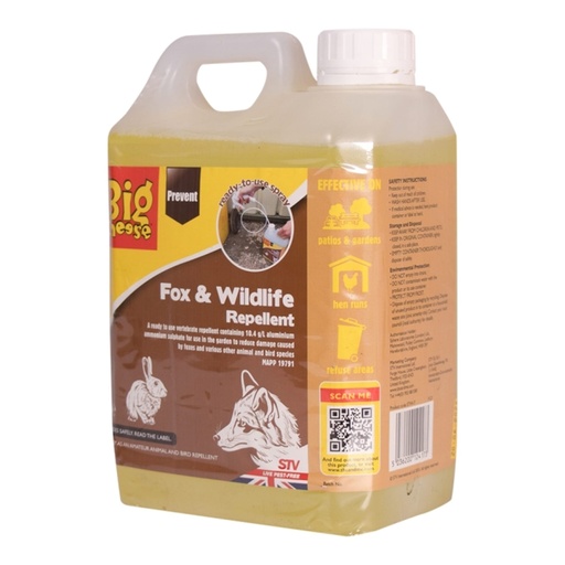 STV - Fox & Wildlife Repellent - 2L RTU Sprayer Kit