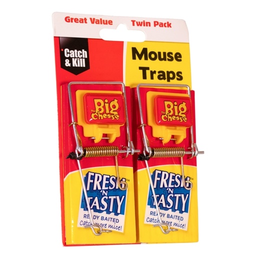 STV - Fresh Baited Mouse Trap - Twinpack