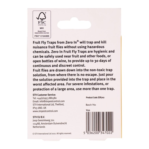 STV - Fruit Fly Trap Refill - Twinpack