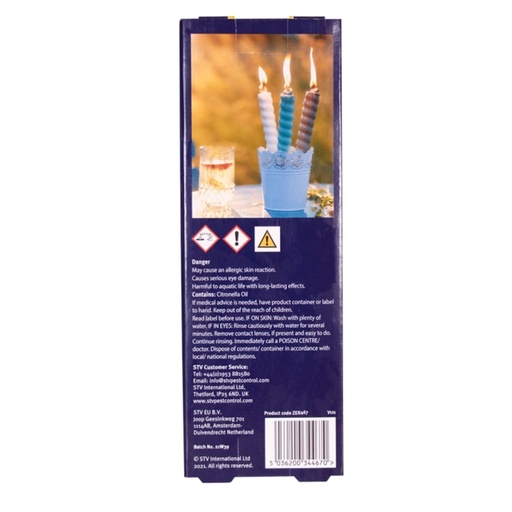 STV - Citronella Table Top Flares - Close to Home - 3-Pack