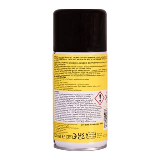 STV - Anti Mouse Lacquer - 300ml Aerosol