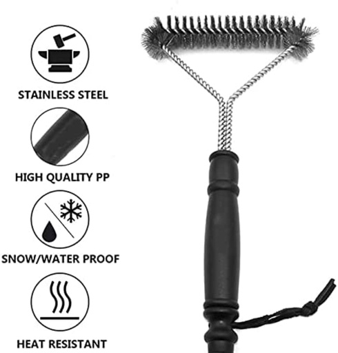 Saborr - Barbeque Cleaning Brush with scrapper