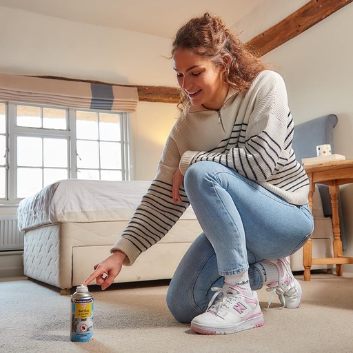 STV - Bed Bug & Dust Mite Killer Bomb - 150ml One-Shot Aerosol