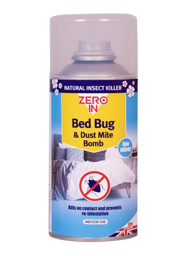 STV - Bed Bug & Dust Mite Killer Bomb - 150ml One-Shot Aerosol