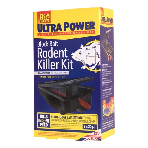 STV - Block Bait Rodent Killer Kit