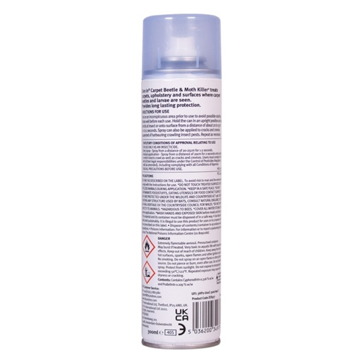 STV - Carpet Beetle & Moth Killer - 300ml Aerosol