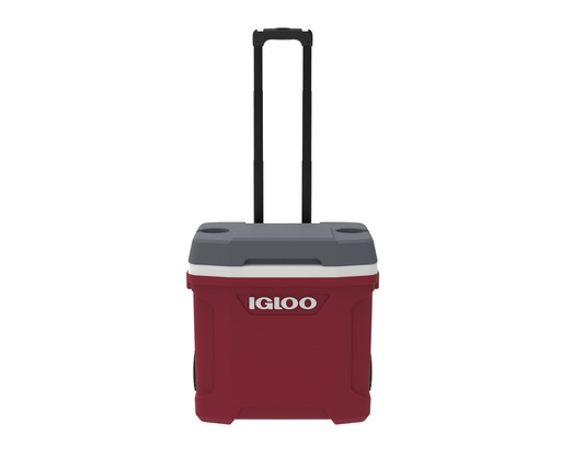 Igloo - Latitude 30 Roller Cooler - Industrial Red /Meteorite - DISC