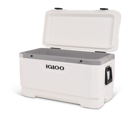 Igloo - Latitude Marine Ultra 100 Cooler Box - White / Moonscape Gray