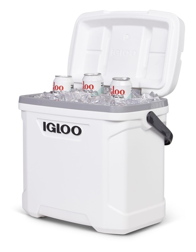 Igloo - Latitude Marine Ultra 30 Cooler Box - White / Moonscape Gray