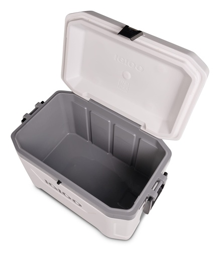 Igloo - Latitude Marine Ultra 54 Cooler Box - White / Moonscape Gray