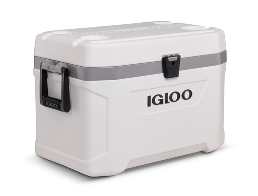 Igloo - Latitude Marine Ultra 54 Cooler Box - White / Moonscape Gray