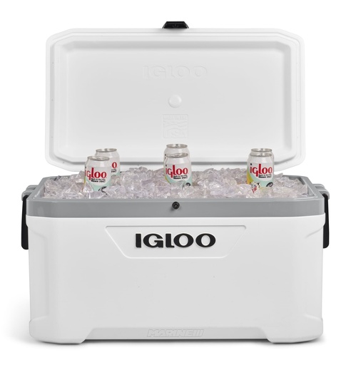 Igloo - Latitude Marine Ultra 70 Cooler Box - White / Moonscape Gray