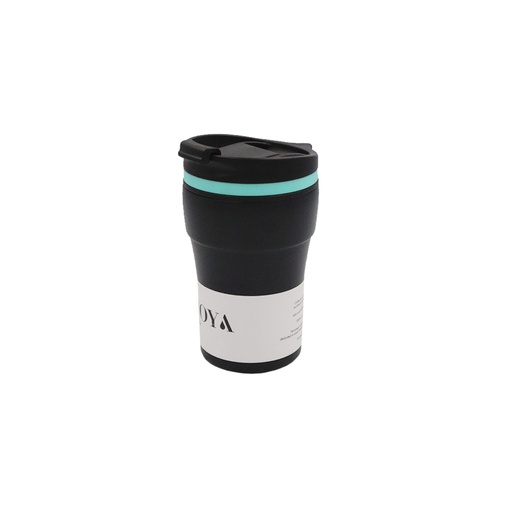 Moya - "Low Tide" 250ml Travel Coffee Mug Blue/Black
