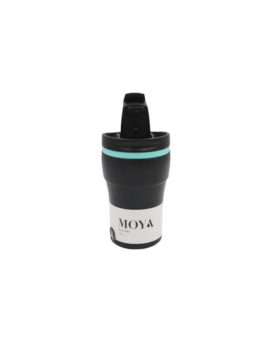 Moya - "Low Tide" 250ml Travel Coffee Mug Blue/Black