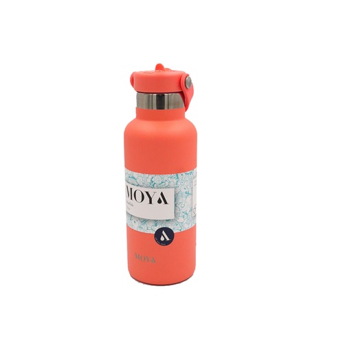 Moya - "Starfish" 500ml Insulated Sustainable Water Bottle Coral