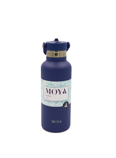 Moya - "Starfish" 500ml Insulated Sustainable Water Bottle Navy