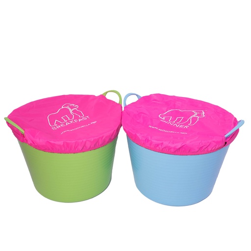 Red Gorilla - Tubcovers - Medium Pink Breakfast/ Dinner Covers