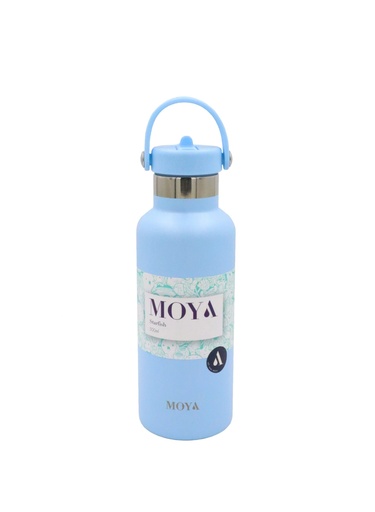 Moya - "Starfish" 500ml Insulated Sustainable Water Bottle Powder Blue