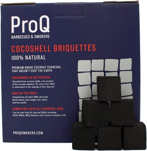 ProQ - Cocoshell Charcoal Briquettes 10kg