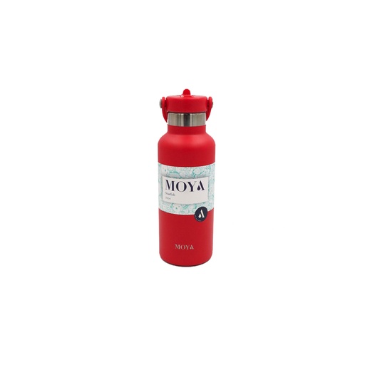 Moya - "Starfish" 500ml Insulated Sustainable Water Bottle RED