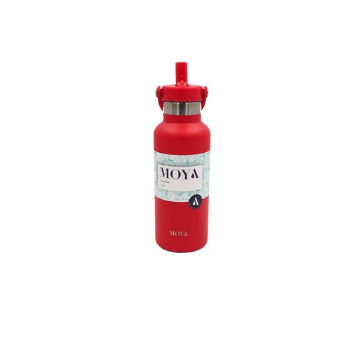 Moya - "Starfish" 500ml Insulated Sustainable Water Bottle RED