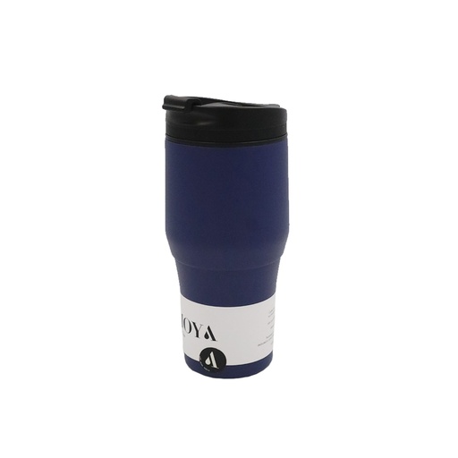 Moya - "High Tide" 380ml Travel Coffee Mug Black/Navy